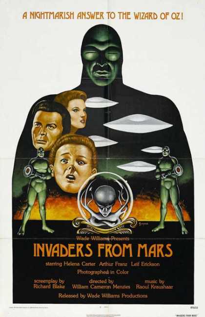Horror Posters - Invaders From Mars