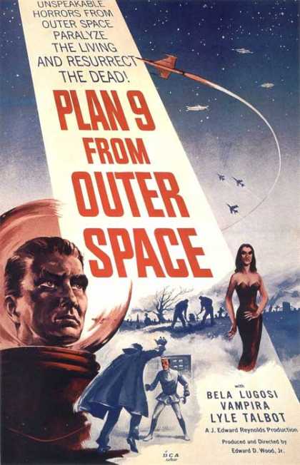 Horror Posters - Plan 9 From Outer Space