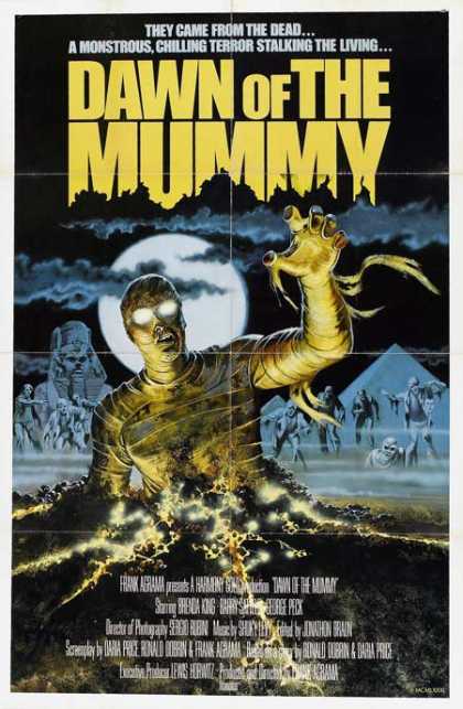 Horror Posters - Dawn of the Mummy