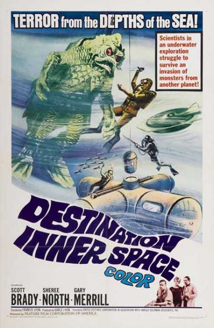 Horror Posters - Destination Inner Space