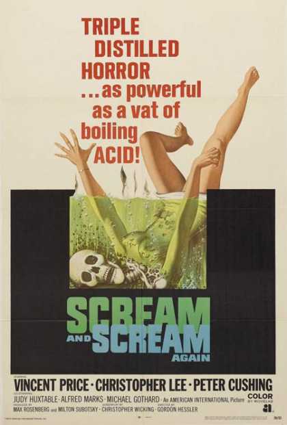 Horror Posters - Scream and Scream Again