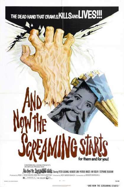 Horror Posters - And Now the Screaming Starts