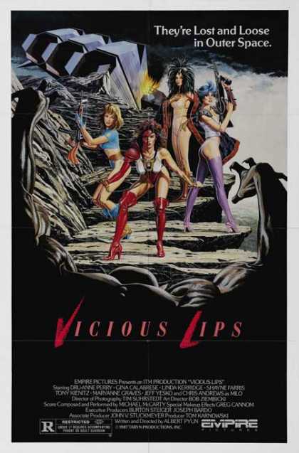 Horror Posters - Vicious Lips