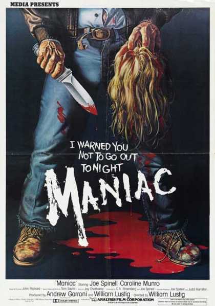 Horror Posters - Maniac