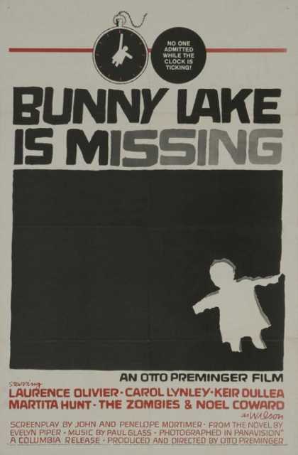 Horror Posters - Bunny Lake Is Missing