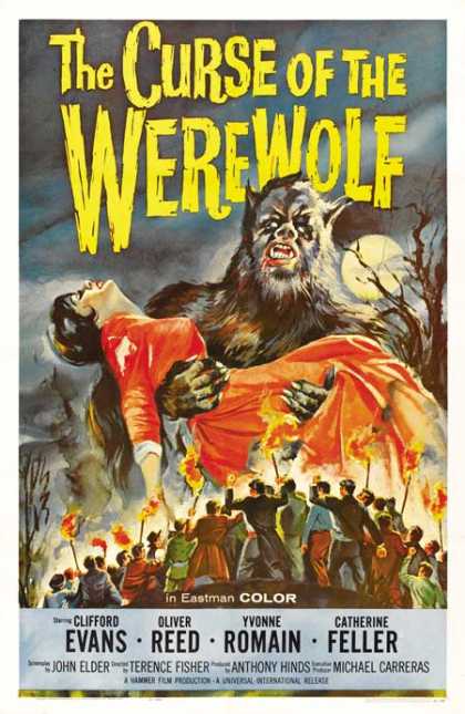 Horror Posters - The Curse of the Werewolf