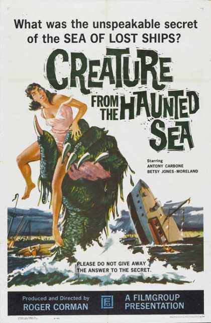 Horror Posters - Creature from the Haunted Sea