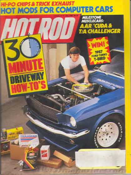 Hot Rod - July 1987