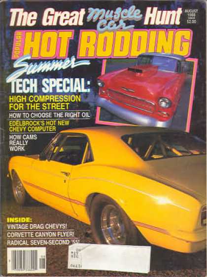 Hot Rodding - August 1988