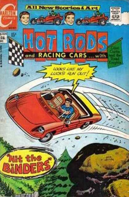 Hot Rods and Racing Cars 109 - Harlton - Looks Like My Lucks Run Out - Hit The Binders - Driving - Flag