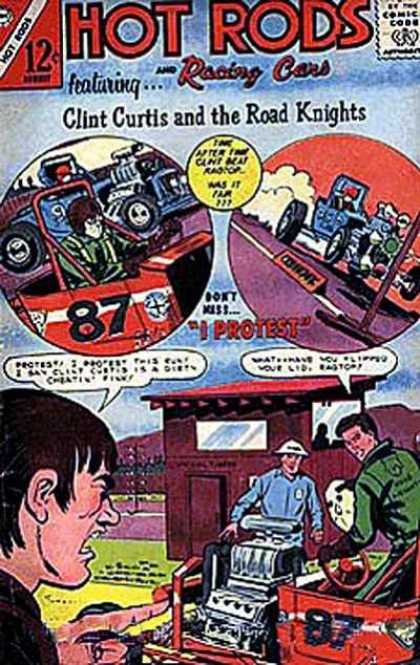 Hot Rods and Racing Cars 75 - 12 Cents - Drivers - I Protest - Clint Curtis And The Road Knights - Engine