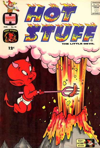 Hot Stuff 45 - Hot Stuff - Little Devil - Harvey Comics - No 45 - Toy-hobby Section