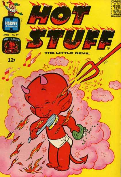 Hot Stuff 89 - The Little Devil - Fire - Soap - Pitch Fork - Diaper