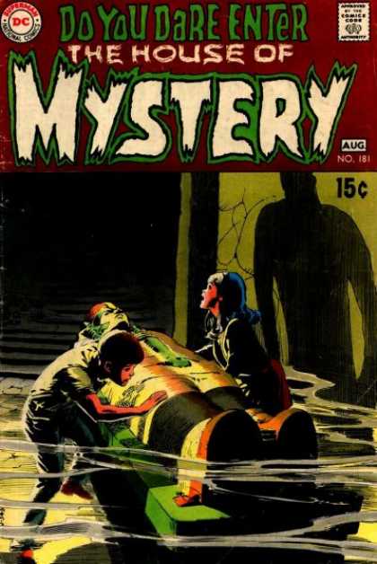 House of Mystery 181 - Boy - Girl - Shadow - Crypt - Fog - Neal Adams