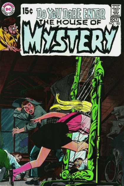 House of Mystery 182 - Mirror - Dc Comics - Woman - Glasses - Yellow Coat - Neal Adams