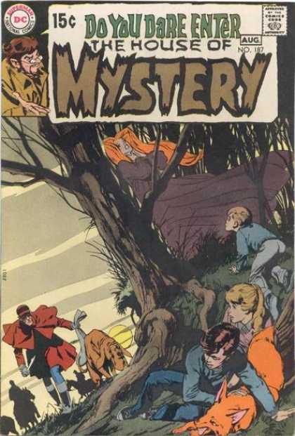 House of Mystery 187 - Tree - Do You Dare Enter - Climb - Hide - Dog - Neal Adams