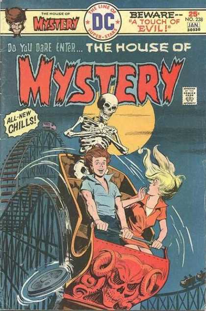 House of Mystery 238 - Roller Coaster - Skeleton - Luis Dominguez