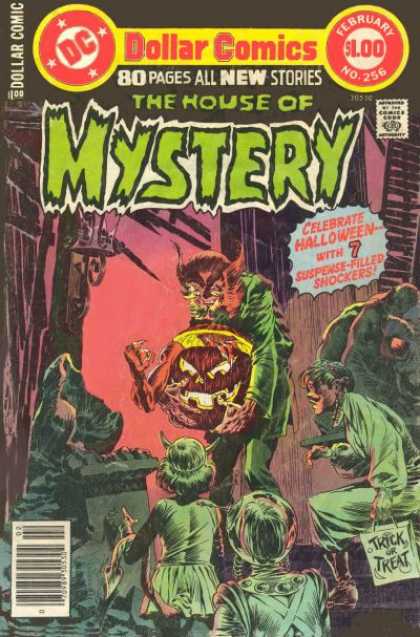 House of Mystery 256 - Halloween - Pumpkins - Children - Costumes - Scary - Bernie Wrightson