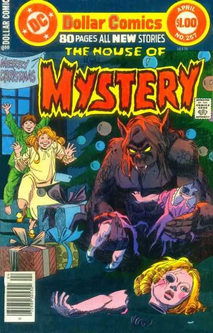 House of Mystery 257 - Christmas - Children - Monster - Dollar Comics - Doll Head - Dick Giordano