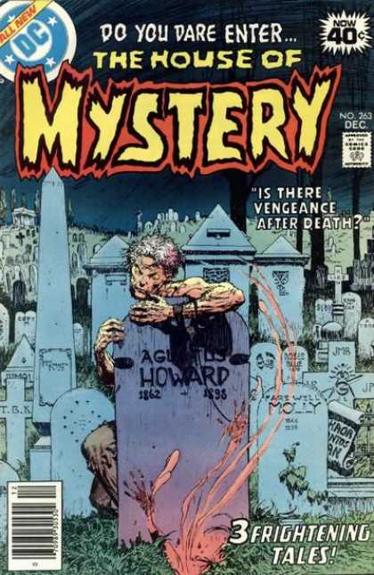 House of Mystery 263 - Cemetery - Tombstone - Dc Comics - Embrace - Horror - Michael Kaluta