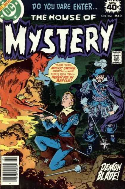 House of Mystery 266 - Devil - Dc - Comics Code - Do You Dare Enter - Men - Luis Dominguez