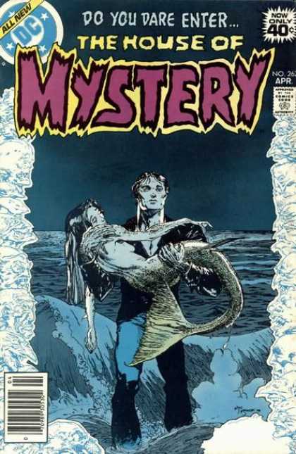 House of Mystery 267 - Mermaid - Do You Dare Enter - Dc - No26 Apr - Approved By The Comics Code Authority - Michael Kaluta
