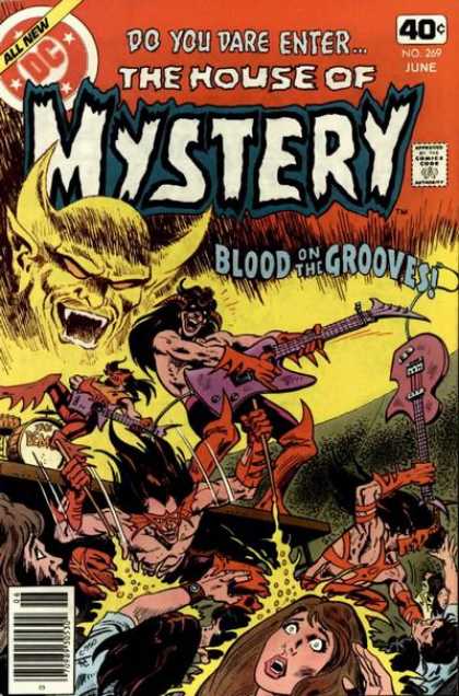 House of Mystery 269 - Guitar - Band - Blood On The Grooves - Rock - Devil - Jim Aparo
