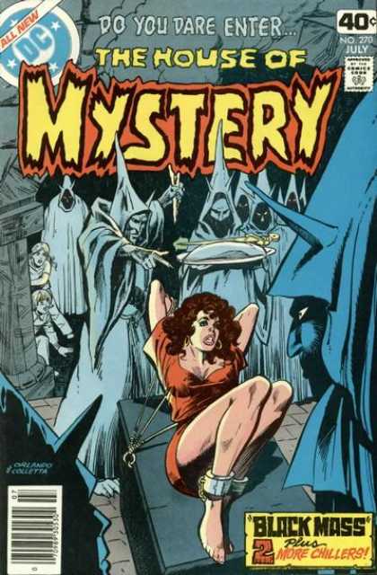 House of Mystery 270 - All New - Approved By The Comics Code - Woman - Black Mass - Knife