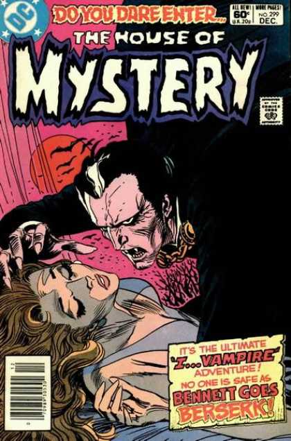 House of Mystery 299 - Bats - Dracula - Vampire - Fangs - Woman - Joe Kubert