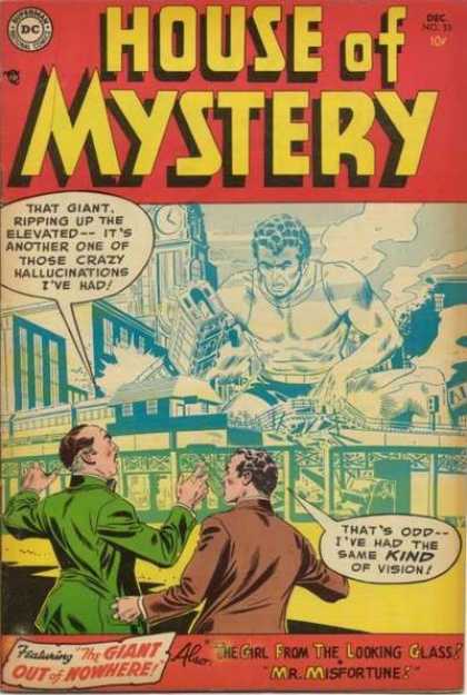 House of Mystery 33 - Giant - Train - Dc - Dec - No32