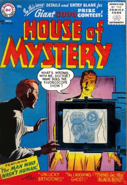 House of Mystery 56 - Dc Comics - Sentient House - Supernatural-themed Mystery Stories - Science-fiction - Dc Universe