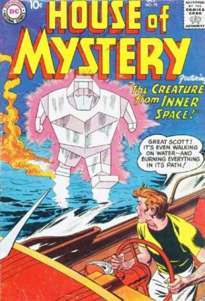 House of Mystery 79 - Dc Comics - The Creature From Inner Space - Walking On Water - Great Scott - Silver Age - Jack Kirby