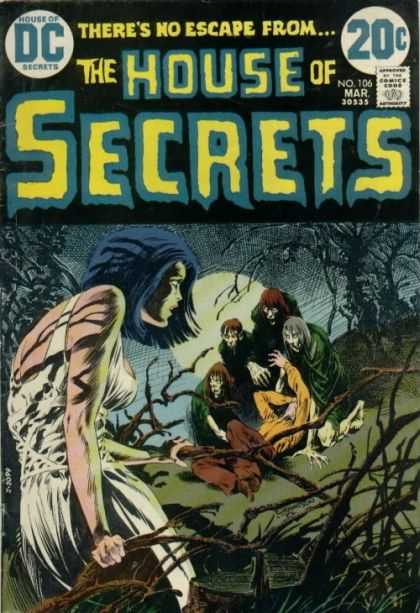 House of Secrets 106 - Zombies - Swamp - Undead - Full Moon - Woman - Bernie Wrightson