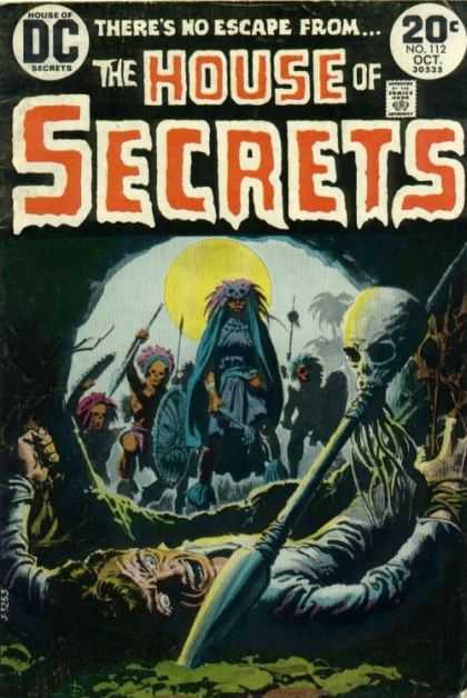 House of Secrets 112 - Natives - Skull - Spear - Dc - No Escape - Luis Dominguez