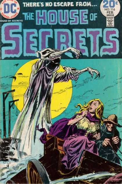 House of Secrets 116 - Dc - Theres No Escape From - Ghost - Graveyard - People - Luis Dominguez