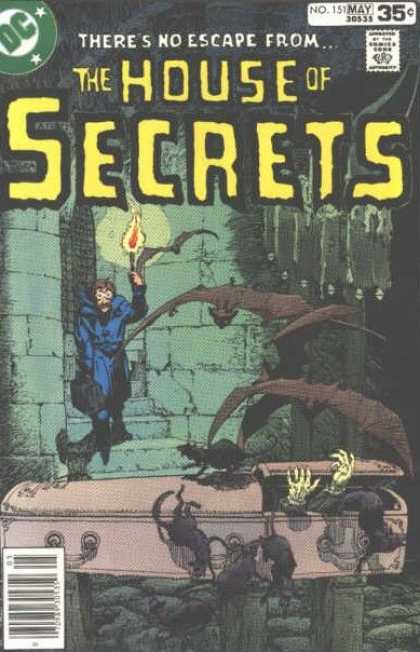 House of Secrets 151 - Bats - Coffin - Torch - Michael Kaluta