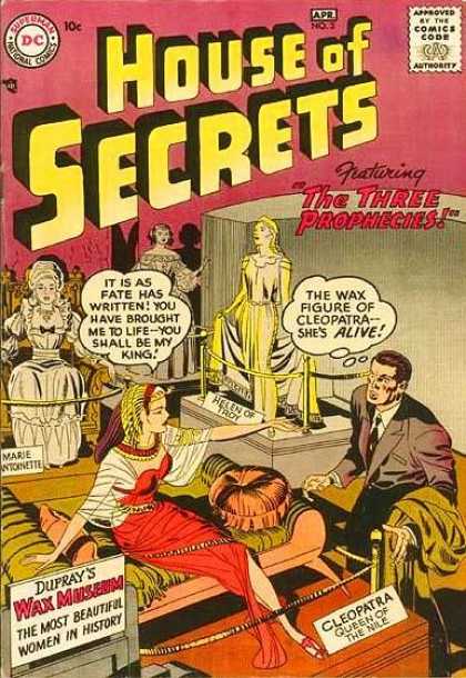House of Secrets 3 - Wax Museum - Fate Has Written - You Shall Be My King - The Three Prophecies - Cleopatra - Jack Kirby