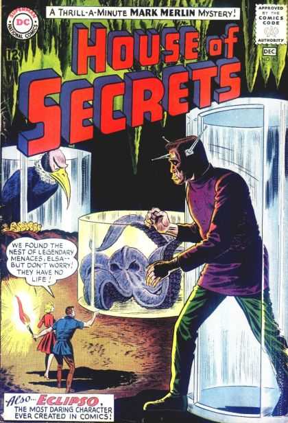 House of Secrets 63 - Mark Merlin - Dc Comics - Elsa - Eclipso - Giant Animals - Sheldon Moldoff