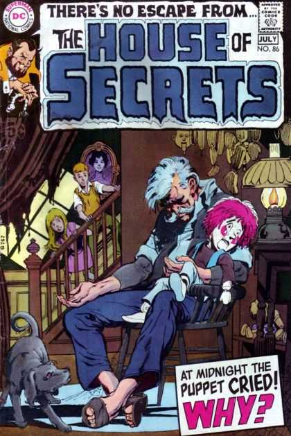 House of Secrets 86 - Approved By The Comics Code Authority - Dc - Superman - National Comics - Puppet Cried - Neal Adams