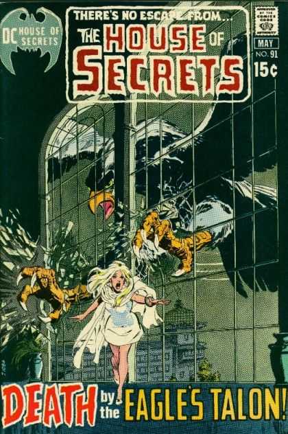House of Secrets 91 - Dc Comics - May No 91 - Death By The Eagles Talon - Giant Eagle - Black Eagle - Neal Adams