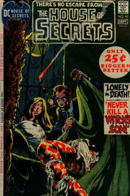 House of Secrets 93 - Dc - Approved By The Comics Code Authority - Escape - Lonely In Death - Witchs Son - Bernie Wrightson