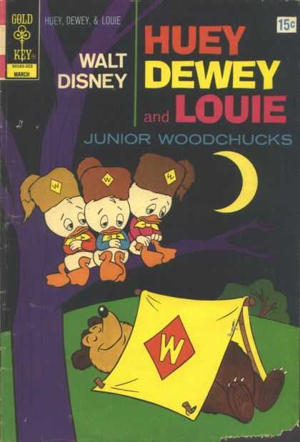 Huey, Dewey and Louie: Junior Woodchucks 13 - Camping - Tent - Bear - Night - Moon