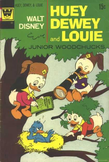 Huey, Dewey and Louie: Junior Woodchucks 15 - Telescope - Tree - Leaves - Pen - Notebook