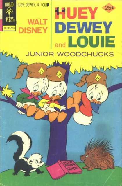 Huey, Dewey and Louie: Junior Woodchucks 32 - Ducks - Skunk - Junior Woodchucks - Wild Animal Guide - 3 Ducks In A Tree
