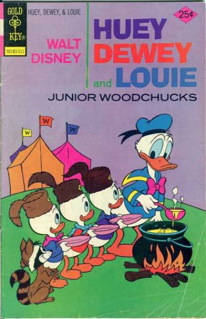 Huey, Dewey and Louie: Junior Woodchucks 35 - Tent - Ducks - Fire - Flag - Wood