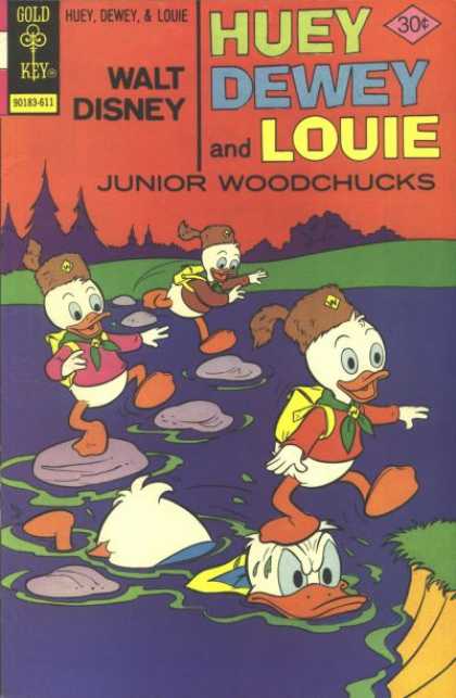 Huey, Dewey and Louie: Junior Woodchucks 41 - Junior Woodchucks - Backpack - Trees - Donald - Lake