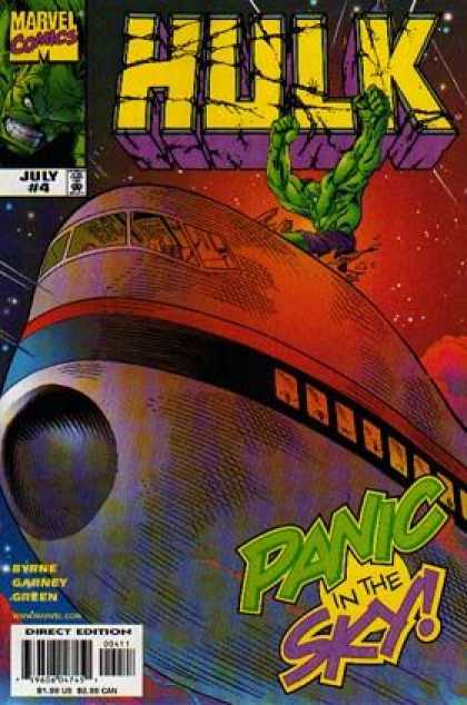 Hulk (2000) 4 - Marvel Comics - July - Panic In The Sky - Purple Shorts - Byrne