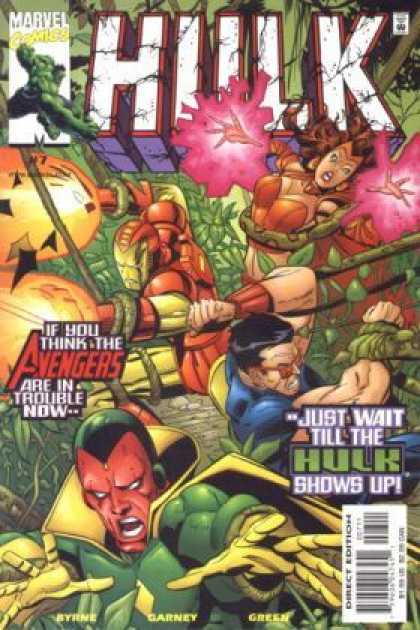 Hulk (2000) 7 - Marvel - Superheros - Green - Barney - Leaves