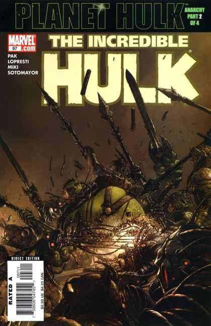 Hulk (2000) 97 - Sword - Spear - Battle - Incredible - Green - Jose Ladronn