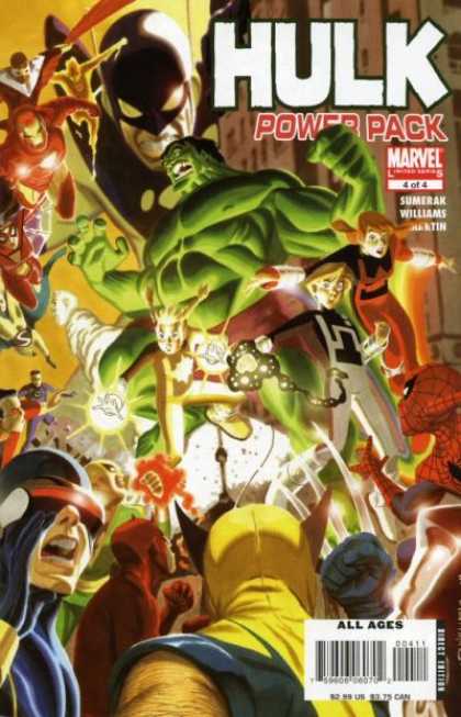 Hulk and Power Pack 4 - Hulk Power Pack 44 - Marvel - Iron Man - X-men - Spiderman